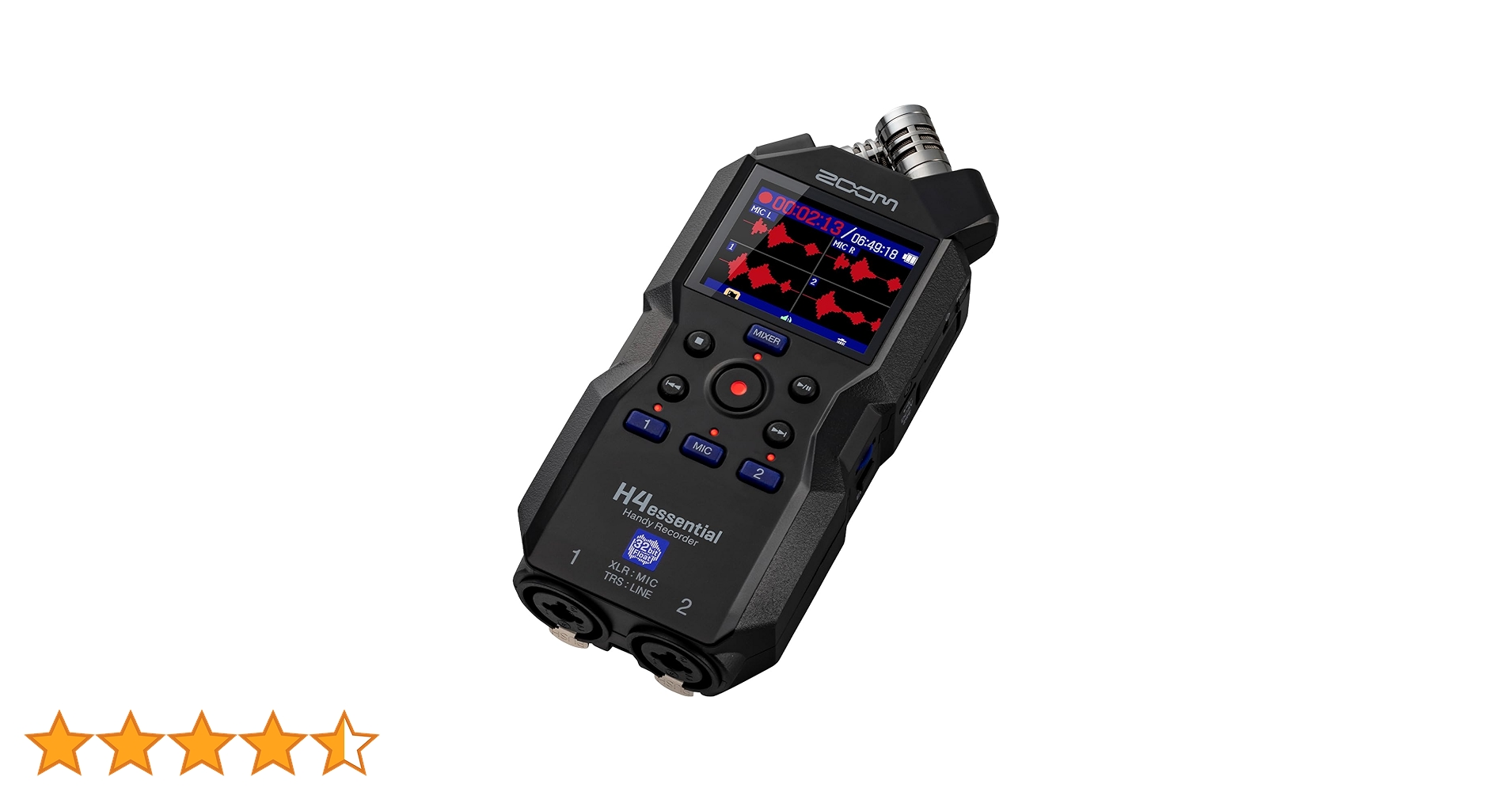 Amazon | ZOOM ズーム H4 essential ハンディレコーダー 32bitフロート